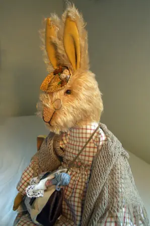 Granny Bunny knitting (head)