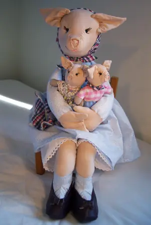 Mrs Piglet and twins