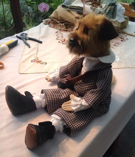 A recent Posh Ted by Sally Jane Miniatures