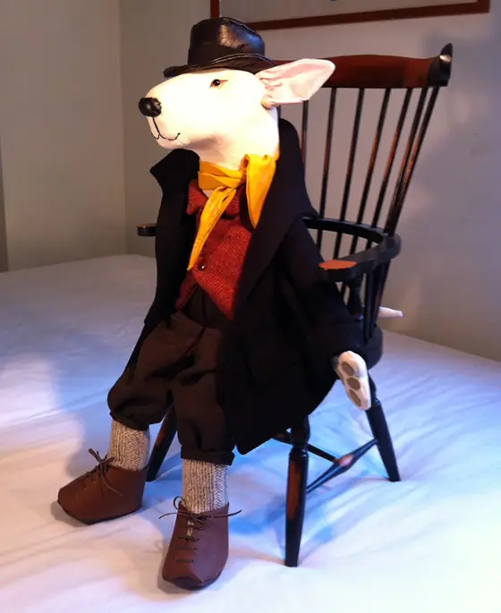 A recent Posh Ted by Sally Jane Miniatures