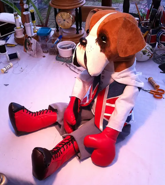 A recent Posh Ted by Sally Jane Miniatures
