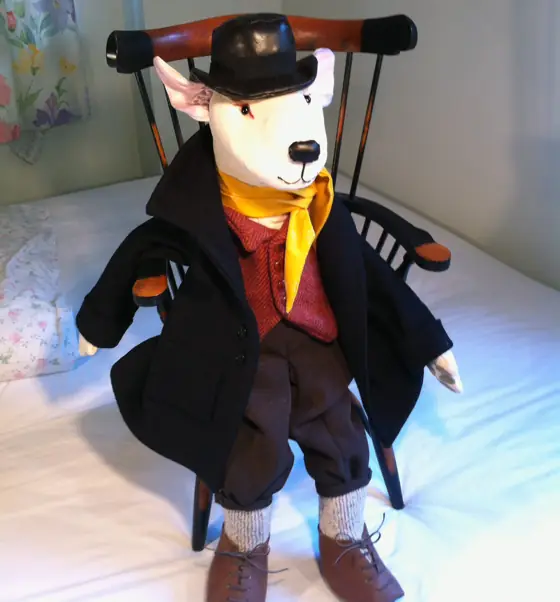 A recent Posh Ted by Sally Jane Miniatures