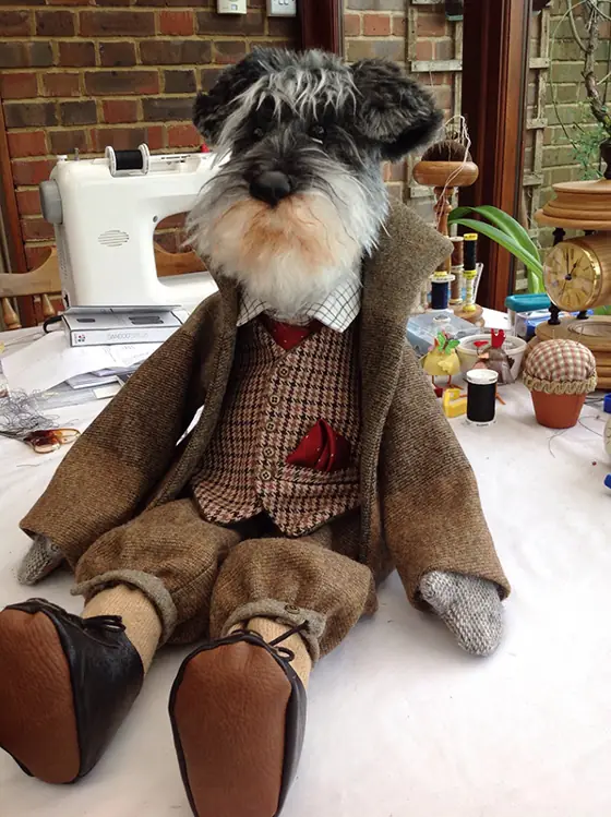A recent Posh Ted by Sally Jane Miniatures