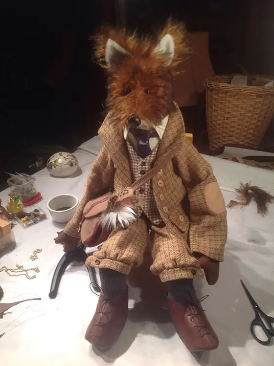 A recent Posh Ted by Sally Jane Miniatures