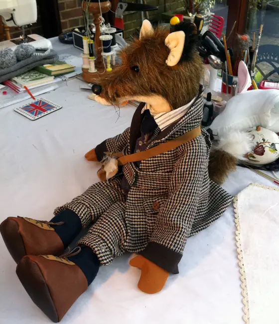 A recent Posh Ted by Sally Jane Miniatures