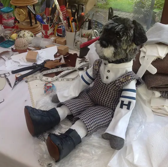 A recent Posh Ted by Sally Jane Miniatures
