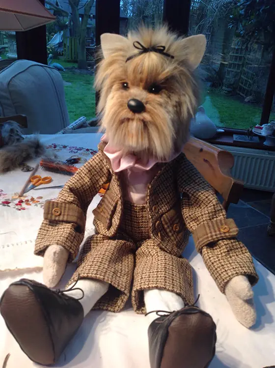 A recent Posh Ted by Sally Jane Miniatures